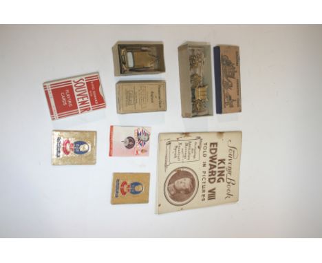 BRITAINS BOXED MODELS & EDWARD VIII MEMORABILIA 2 boxed Britains Models, 1474 Coronation Chair, and 1503 Coronation Coach. Al