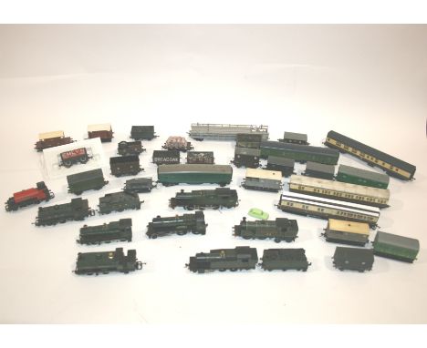 LOCOMOTIVES, ROLLING STOCK & KITS a collection of unboxed locomotives and 2 tenders, including Hornby, Lima, Mainline, Airfix