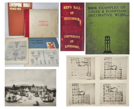A ledger "Men's Hall of Residence, University of Liverpool 1957", detailing bills & quantities involved in construction. Also