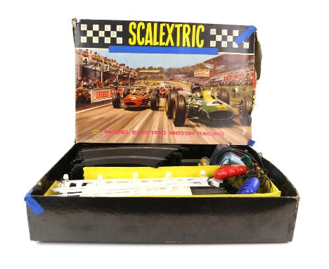 Vintage board games and toys including Recnomatic, Battling Tops, Meccano Junior Power Drive Set, Master Mind, Scalextric, Su