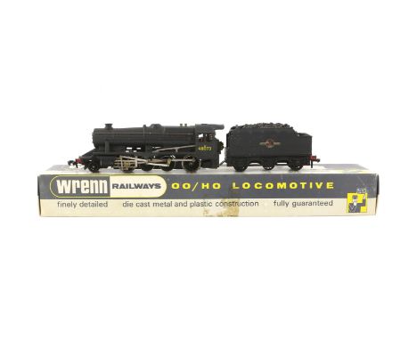 Wrenn 2244 2-8-0 Freight BR 00 gauge Locomotive and tender, with leaflet and original packaging.