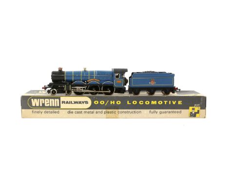 Wrenn 2223 4-6-0 Castle Class 'Windsor Castle' Blue BR 00 gauge locomotive, with leaflet in original packaging.
