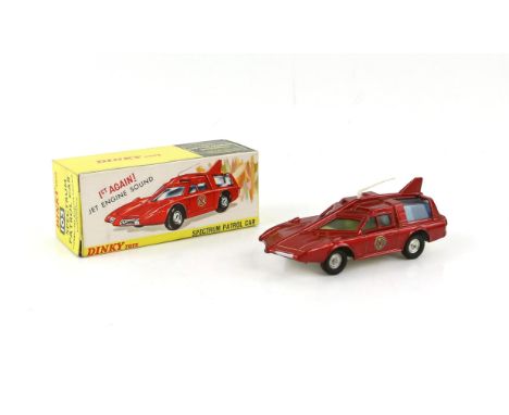 Captain Scarlet and the Mysterons - Dinky Toy Spectrum Patrol Car 103, with turbo jet engine sound, aerial and suspension, in