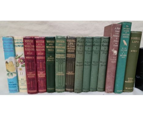 A box of mainly Edward Step nature books.  
