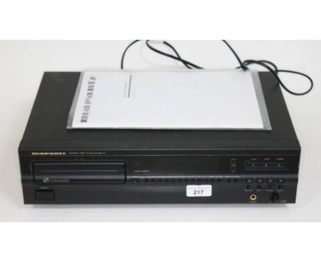 A Marantz CD52 CD player.  