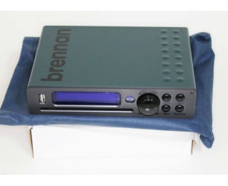 A Brennan JB7 mini CD, amp and multi-media player.Condition:- Not tested, no sign of any damage, with remote, mains power lea