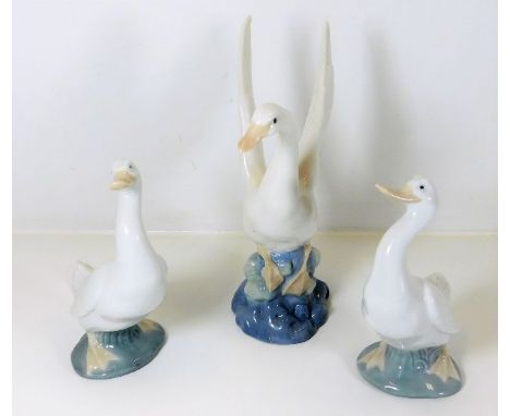 Three Nao Geese tallest being approx 7.5" tall