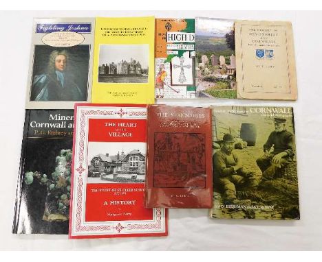 Nine Cornish themed books inc The Stannaries - A study of the medieval tin miners of Cornwall &amp; Devon by G R Lewis