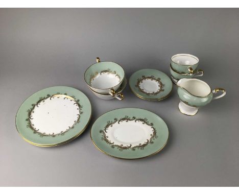 AYNSLEY 'SHERWOOD' PATTERN PART TEA AND DINNER SERVICE