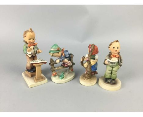 COLLECTION OF HUMMEL FIGURES OF CHILDREN,including Accordion Boy, The Photographer and Band Leader (17)