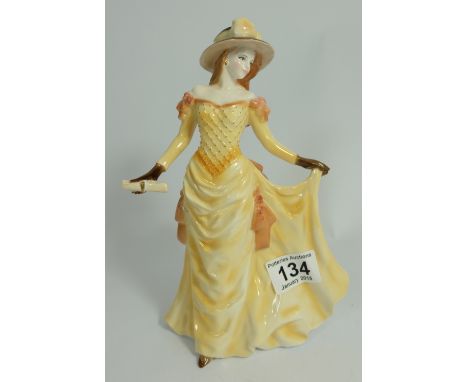 Royal Worcester large figurine Garden Party High Society 