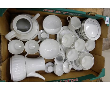 A collection of pottery to include German Thomas pottery tea and coffee sets, to include cups, saucers, coffee pots, tea pots