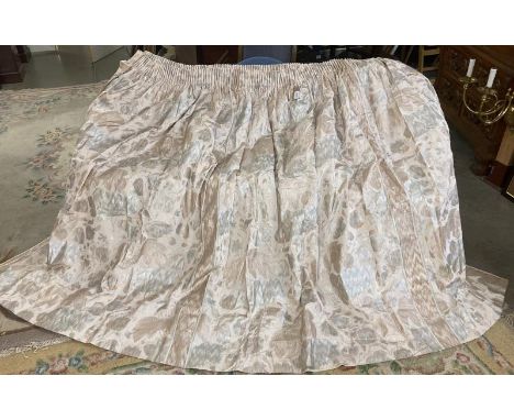Pale Pink Oyster short curtains (top; 24inch, bottom 120inch Length 59inch