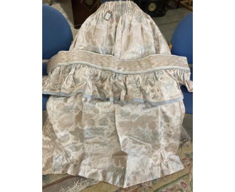 Pale Pink Oyster short curtains (top; 24inch, bottom 50inch Length 53inch