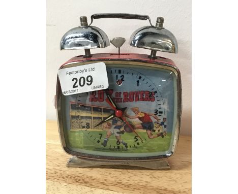 VINTAGE ' ROY OF THE ROVERS' ALARM CLOCK