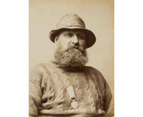 Franck Meadow Sutcliffe (1853-1941) Henry Freeman, Sole Survivor of the Whitby Lifeboat Disaster of 1861, ca.1885Albumen prin