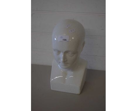 LATE 19TH CENTURY CERAMIC PHRENOLOGY HEAD