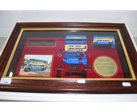 FRAMED MATCHBOX MODELS OF YESTERYEAR ITEM, LIMITED EDITION OF THE LEYLAND TITAN
