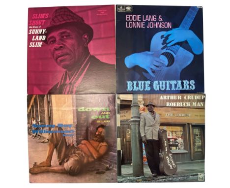 BLUES LPS. Nice bundle of four Blues picks here. Titles: Sonny Boy Williamson - Sings Down and Out Blues (UK, Mono, Pye Int, 