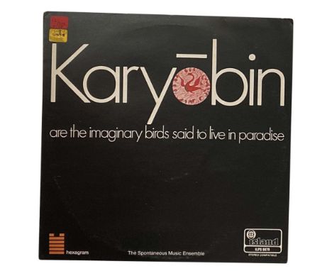 SPONTANEOUS MUSIC ENSEMBLE - KARYOBIN LP (ILPS 9079). Truly wild free/improv from 1968. The Spontaneous Music Ensemble - Kary