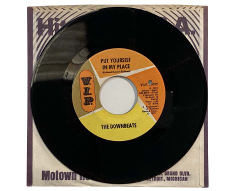 THE DOWNBEATS (ELGINS) - PUT YOURSELF IN MY PLACE. Rare copy of Put Yourself in My Place c/w Darling Baby on V.I.P. (VIP25029