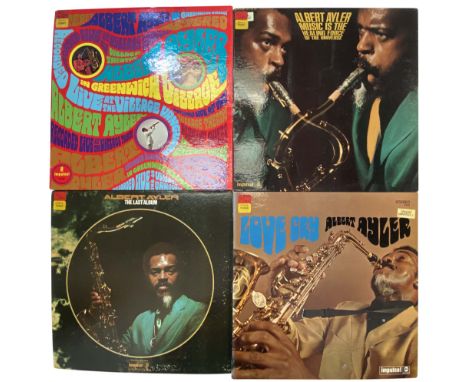 ALBERT AYLER - IMPULSE LPs. Another killer pack of 4 pristine ones on Impulse. Here's: Music is the Healing Force Of The Univ