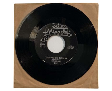 THE EQUADORS - YOU'RE MY DESIRE ON MIRACLE. Original 1961 pressing of You're My Desire c/w Someone to Call My Own (MIR7). Rec