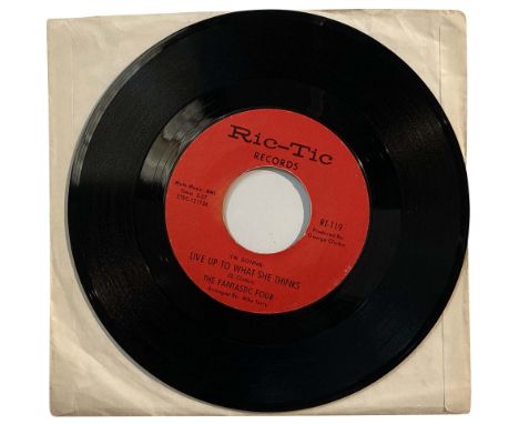 THE FANTASTIC FOUR - LIVE UP TO WHAT SHE THINKS. Classic Northern track on Ric-Tic with Live Up to What She Thinks c/w Girl H