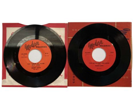 MARY LOVE - TURNED MY BITTER INTO SWEET &amp; HEY STONEY FACE. Another fine pair this time from Mary Love with original of Yo