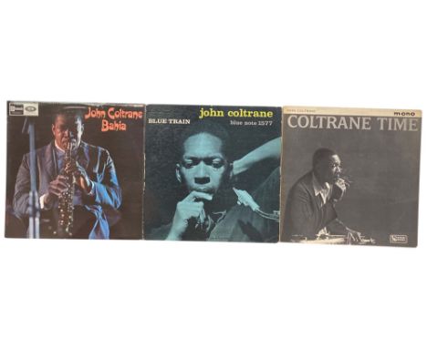 JOHN COLTRANE LPS. Three collectable titles from the greatest to do it.. John Coltrane - Blue Train (US, BLP 1577, likely 195