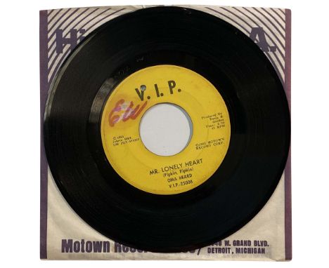 OMA HEARD - MR LONELY HEART ON VIP. Only release here from Oma with Mr. Lonely Heart c/w Lifetime Man on yellow V.I.P. labels