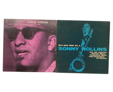 SONNY ROLLINS - US BLUE NOTE LPs. Two classics here from Sonny. A Night At The Village Vanguard (US, Blue Note, BLP 1581, ori