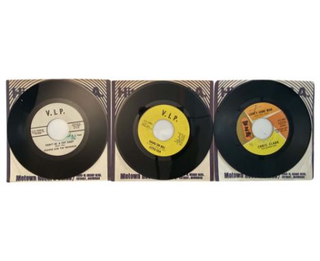 DETROIT SOUL FEMALES x 3. Excellent little pack of 3 x 45s to include DJ promo of Joanne and The Triangles - Don't Be A Cry B
