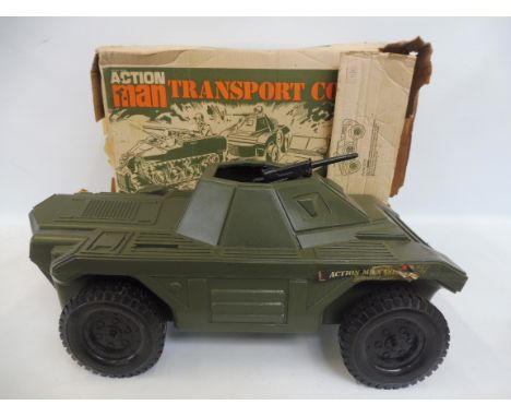 An early issue Action Man transport command vehicle, boxed.