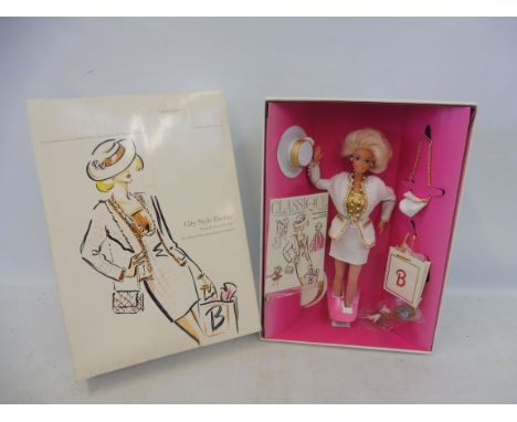 A boxed Mattel City Style Barbie.