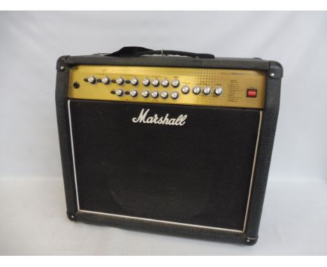 A Marshall advanced valve state technology amplifier, by repute working.