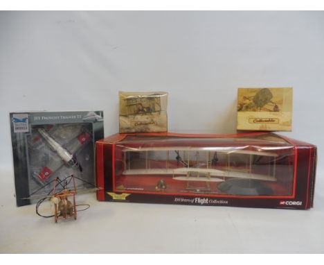 A selection of Corgi Aviation to include The Wright Brothers Flyer, from the 100 Years of Flight series.