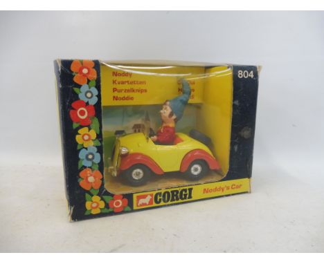 A boxed Corgi Noddy car, no. 804, box generally excellent condition.