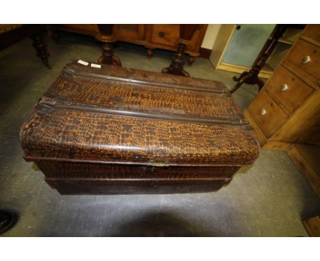 19th Century Tin Trunk