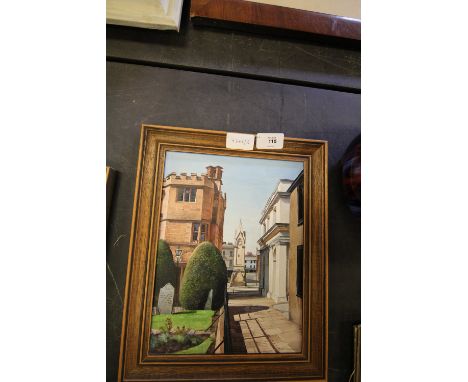 Alan R. Thompson - Acrylic - The Monument, St Andrew's Churchyard, Penrith (sold without reserve)