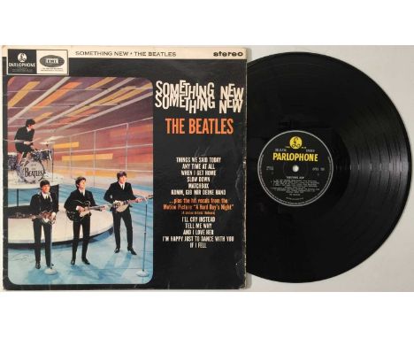 THE BEATLES - SOMETHING NEW LP (UK EXPORT / B12 MATRIX / CPCS 101). A UK export stereo pressing of Something New by The Beatl