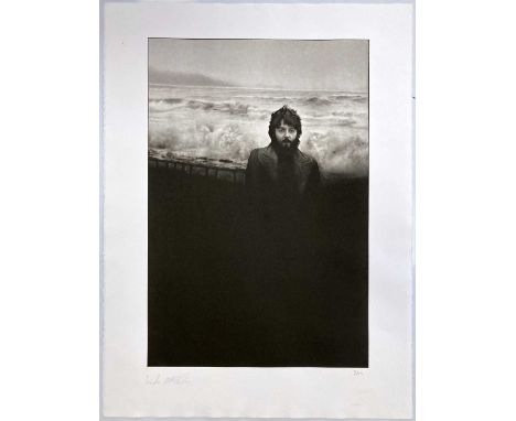 A platinum print 'Wildman, South Coast of England, 1969' by Linda McCartney. Number 5 from an edition of 25 published by the 