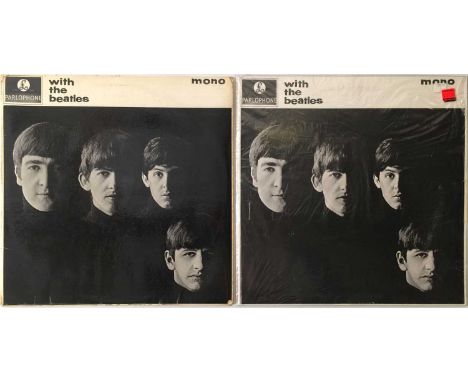 THE BEATLES - WITH THE BEATLES LPS (SCANDINAVIAN PRESSINGS). A superb pack of 2 copies of The Beatles second studio album Wit