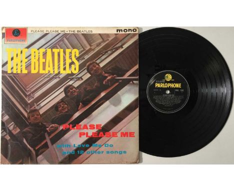 THE BEATLES - PLEASE PLEASE ME LP (UK MONO THIRD '33 1/3' PRESSING - PMC 1202). Always fiendishly hard to find 3rd UK mono pr