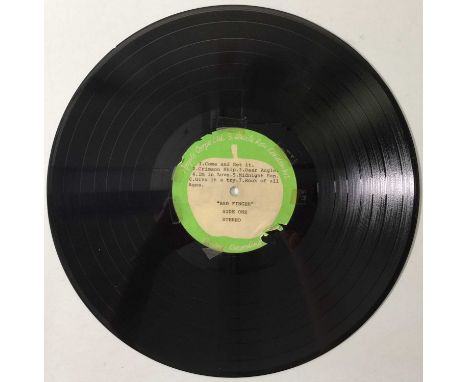 BADFINGER - MAGIC CHRISTIAN MUSIC - ORIGINAL UK APPLE ACETATE LP. The first of a run of incredible acetates with the original