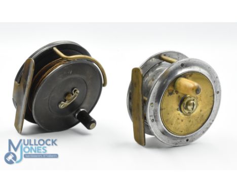 Hardy Bros "The Sunbeam" Duplicated Mk II fly reel, 3" spool with telephone latch, black handle, constant check, brass line g