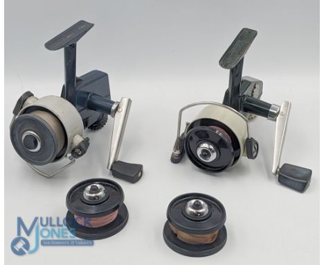Abu Cardinal 44 fixed spool reel, LHW, good bail, rear tensioner and spare spool, in zip case, light use, runs very well; Abu