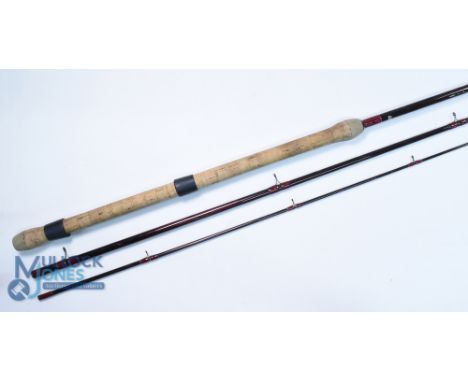 Abu Zeus Carbon Match Power Plus 919202 carbon rod 13ft 3pc 22" handle, composite sliding reel fittings, lined stand off ring