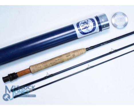 Thomas &amp; Thomas 9'6", 3 piece Graphite trout fly rod, line #6, model code: HS966-3, blue slim carbon blank, lined butt ri