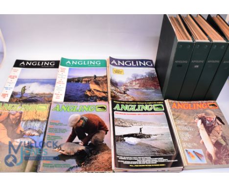 Angling Magazine 1966-1977 - 1966 x9, 1967 x9, 1969 x12, 1973 x11, 1974 x12, 1976 x12, 1977 x10 plus complete bound volumes 1